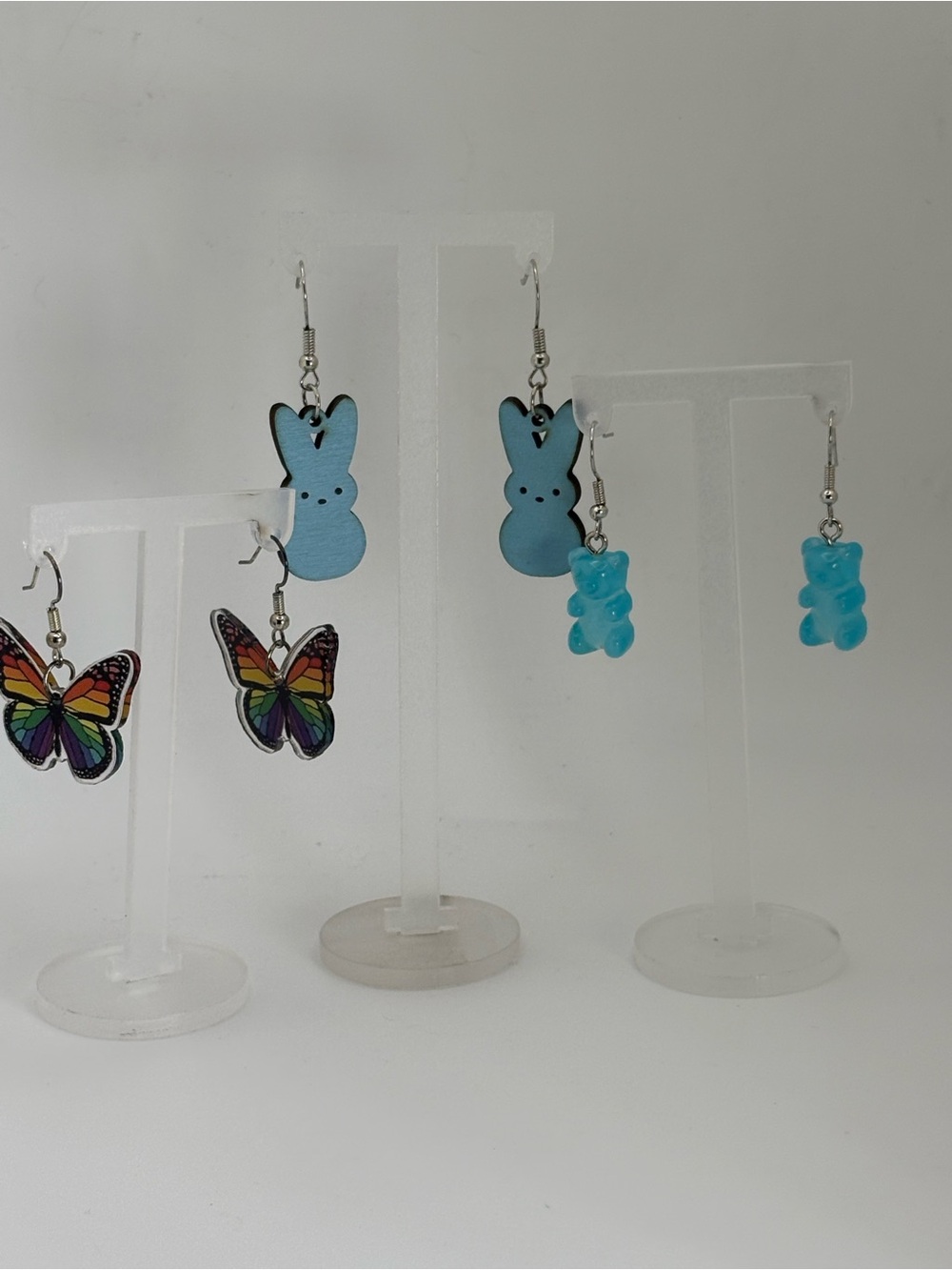 🌈 Spring & Sweet Bundle – 3 Pairs of Handmade Statement Earrings